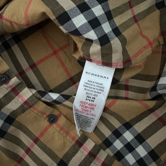 Burberry Toddler Button Down Shirt 2T - Picture 3 of 3